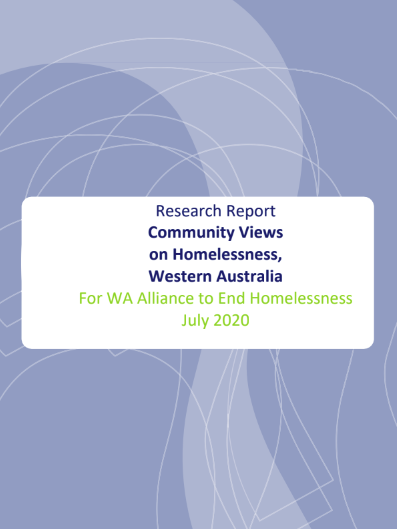 Research report: Community views on homelessness