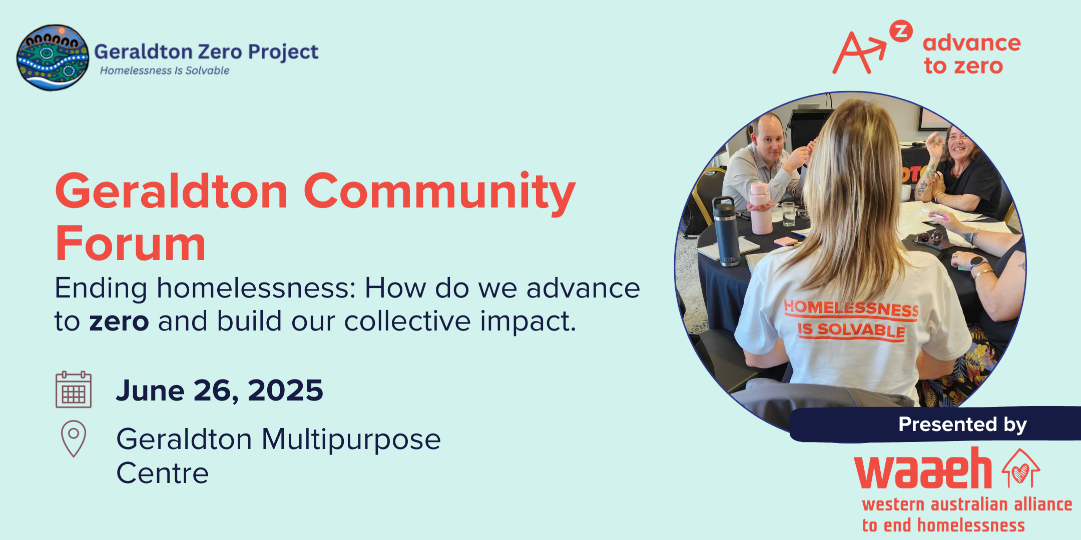 Geraldton Zero Project community forum